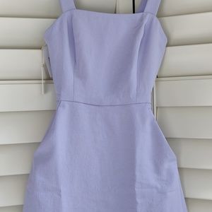 Wilfred: Écoulement Mini Dress, Soft Lilac